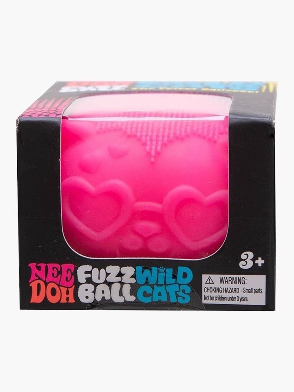 Nee Doh Pink Wild Cats fuzz ball RARE 💗 NEW Sealed Authentic NeeDoh Wildcat